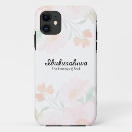 Gepersonaliseerde Ibukunoluwa iPhone case