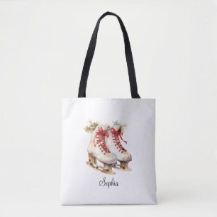 Gepersonaliseerde Ice Skating Canvas tas Aangepast