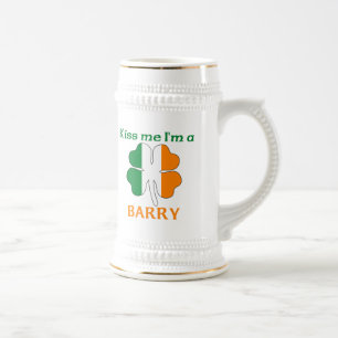 Gepersonaliseerde Iers Kus me Ik ben Barry Bierpul