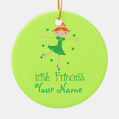 Gepersonaliseerde Ierse prinses Ornament Keepomwil (Voorkant)