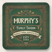 Gepersonaliseerde Ierse Pub Familie Taverne Vintag