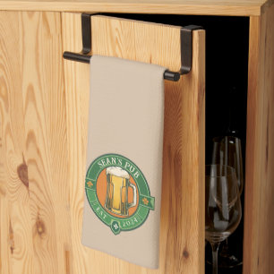 Gepersonaliseerde Ierse Pub Handdoek - Aangepaste 