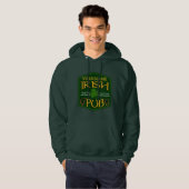 Gepersonaliseerde Ierse Pub Sign Hoodie (Voorkant volledig)