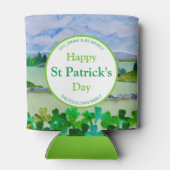 Gepersonaliseerde Ierse Shamrock Blikjeskoeler (Achterkant)