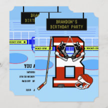 Gepersonaliseerde Initiaal letter B IJshockey