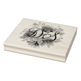 Gepersonaliseerde Initialen en afbeelding stempel