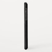 Gepersonaliseerde Initialen MR. Black HIS Case-Mate iPhone Case (Achterkant/links)