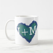 Gepersonaliseerde Initialen op een Mok van het Har (Links)