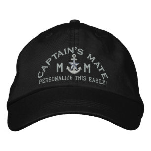 Gepersonaliseerde Initialen Tekst Captain's Mate S Pet