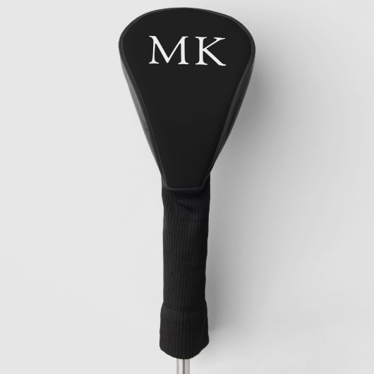 Gepersonaliseerde Initialen van het Monogram Moder Golfheadcover (Voorkant)