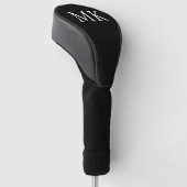 Gepersonaliseerde Initialen van het Monogram Moder Golfheadcover (Schuin)