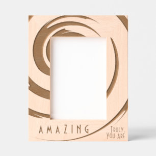 Gepersonaliseerde Inspirerend Abstracte Twirl Gegraveerde Lijstjes