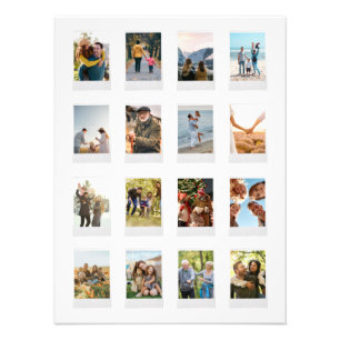 Gepersonaliseerde Instant Film 16 Fotocollage Foto Afdruk