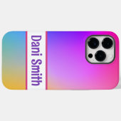 Gepersonaliseerde iPhone 14 Pro Max hoesje (Achterkant (horizontaal))