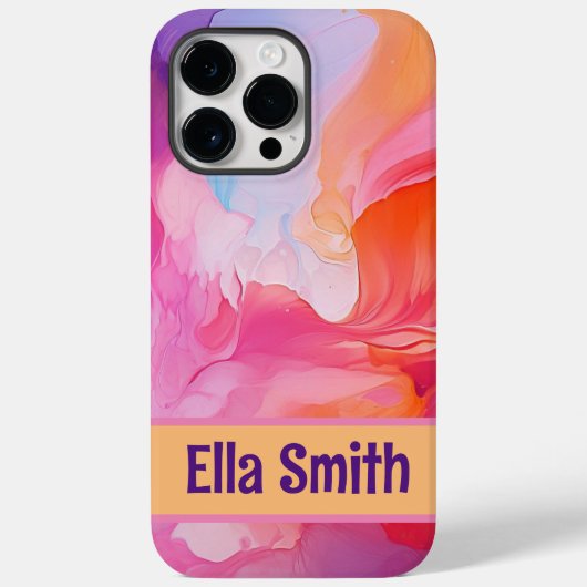 Gepersonaliseerde iPhone 14 Pro Max hoesje (Achterkant)