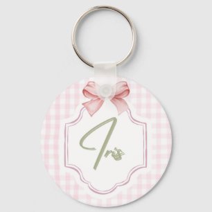 Gepersonaliseerde Iris Baby Meisje Kwekerij Art Pi Sleutelhanger
