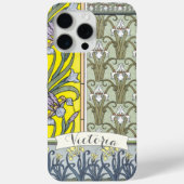 Gepersonaliseerde  iris bloemmotief Case-Mate iPhone case (Achterkant)