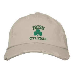 Gepersonaliseerde Irish City State geborduurd Pet