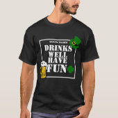 Gepersonaliseerde irish st. patricks day t-shirt (Voorkant)