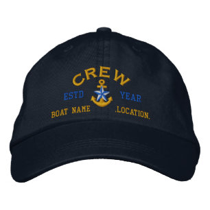Gepersonaliseerde Jaar en Namen Crew Star Anchor Pet
