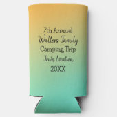 Gepersonaliseerde jaarlijkse kampeerreis (Achterkant)
