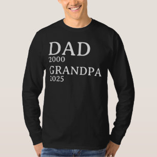 Gepersonaliseerde jaren Papa Opa Custom T-shirt