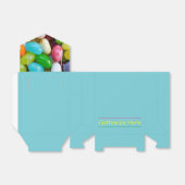 Gepersonaliseerde Jelly Bean Tent Favor Box Bedankdoosjes (Uitgevouwen)