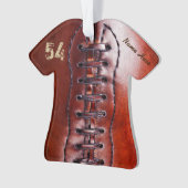 Gepersonaliseerde Jersey Football Ornaments Ornament (voorkant)