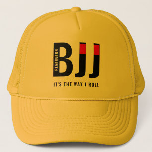 Gepersonaliseerde Jiu Jitsu BJJ Black Belt Trucker Pet