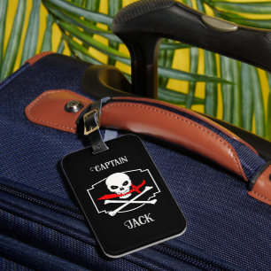 Gepersonaliseerde Jolly Roger (Cutlass) Bagagelabel