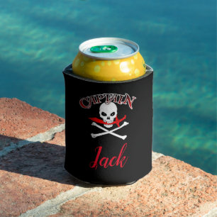 Gepersonaliseerde Jolly Roger (Cutlass) Blikjeskoeler