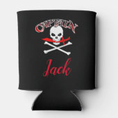 Gepersonaliseerde Jolly Roger (Cutlass) Blikjeskoeler (Achterkant)