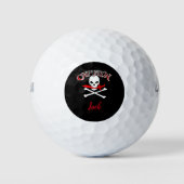 Gepersonaliseerde Jolly Roger (Cutlass) Golfballen (Voorkant)