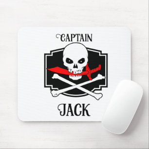 Gepersonaliseerde Jolly Roger (Cutlass) Muismat
