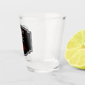 Gepersonaliseerde Jolly Roger (Cutlass) Shot Glas (Rechts)