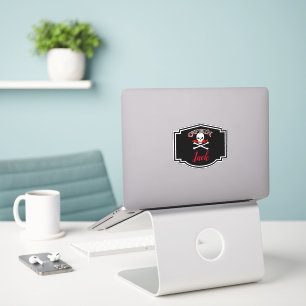 Gepersonaliseerde Jolly Roger (Cutlass) Sticker