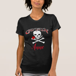 Gepersonaliseerde Jolly Roger (Roos) T-Shirt