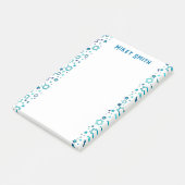 Gepersonaliseerde Joodse Ster Post-it® Notes (Schuin)