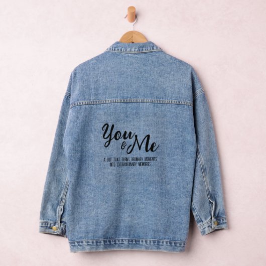 Gepersonaliseerde jou & mij denim jacket (Hangar)