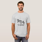 Gepersonaliseerde jou & mij t-shirt (Voorkant volledig)
