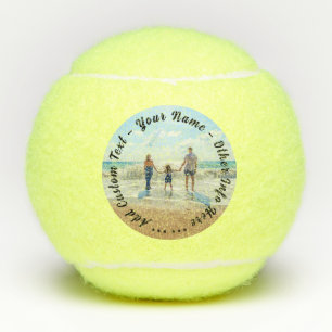 Gepersonaliseerde Jouw Foto Tennisballen Aangepast