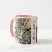 Gepersonaliseerde Jouw naam  feeën Rackham Mok (Voorkant links)