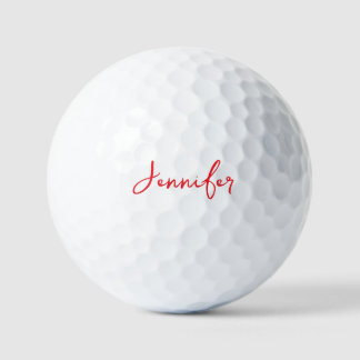 Gepersonaliseerde Jouw naam huwelijkscadeau Golfballen