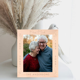 Gepersonaliseerde Jubilea Houten Gegraveerde Lijstjes