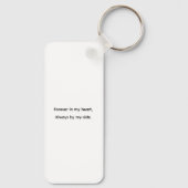 Gepersonaliseerde Jubileum geschenken - Custom paa Sleutelhanger (Achterkant)