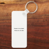 Gepersonaliseerde Jubileum geschenken - Custom paa Sleutelhanger (Achterkant)