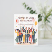 Gepersonaliseerde Kaart – Afscheidscollega’s (Staand voorkant)