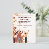 Gepersonaliseerde Kaart – Afscheidscollega’s (Staand voorkant)