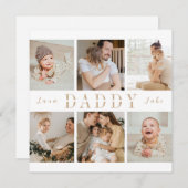 Gepersonaliseerde Kaart Vaderdag | Daddy Love (Voorkant / Achterkant)