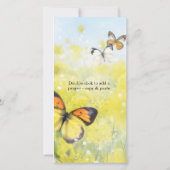 Gepersonaliseerde Kaart van gebedde gebedden / geb (Achterkant)